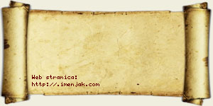 Omilj Đaković vizit kartica